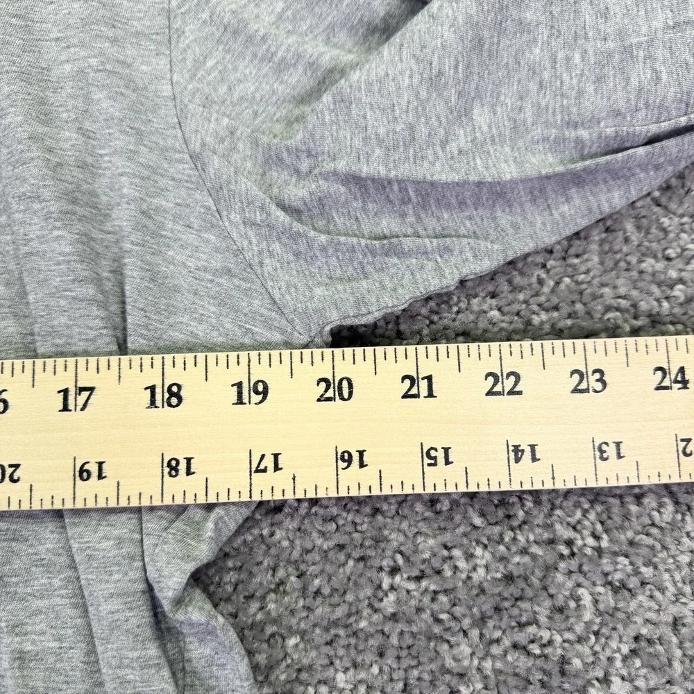 Banana Republic Shirt Mens Large Gray Long Sleeve 78 Logo Graphic Tee Casual